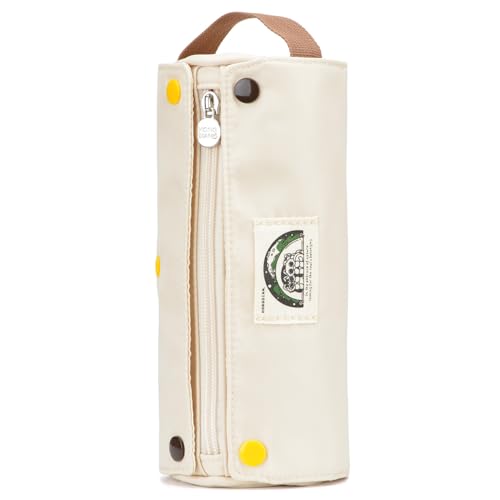 Lanxivi Large Capacity Pencil Case Roll Up Design Multifunctional Pencil Holder Pouch Stationery Pen Bag for Teen Girls and Boys Camping style - Apricot - color: Apricot