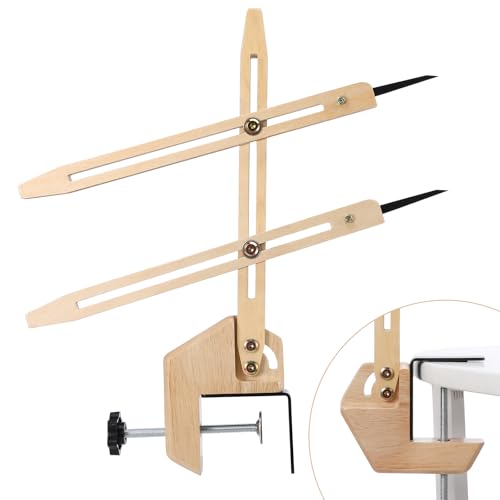 BKALEME Pottery Throwing Gauge, 2 Ways to Install, Compact Clip-on Pottery Throwing Stick, Pottery Ceramics Clay Tool for Making Repeat Forms, for Pottery Wheel & Forming Machine