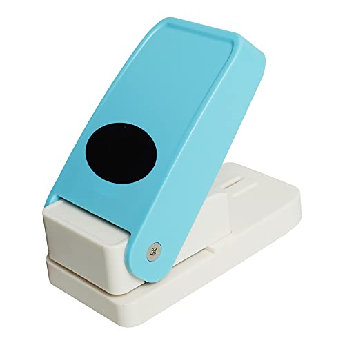 1.5 inch Oval Shape Punch Craft Lever Punch Handmade Paper Punch for Crafting Scrapbooking Cards,DIY Cards Making Candy Color by Random - color: 1.5 inch Oval