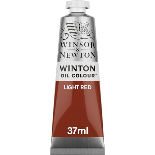Winsor & Newton Winton Oil Color, 37ml Tube, Light Red | Artist pigments, Durable, Lightfast, Permanent, Uniform Consistency, Great Pigment Load - color: Light Red, size: 1.25 Fl Oz (Pack of 1), style: 1.25-oz Tube