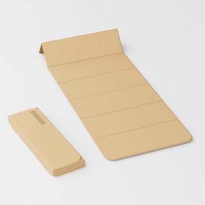 Yoga Mat Thick 10mm, Foldable Yoga Mat 75 x 26 x 0.4 Inches - color: Orange