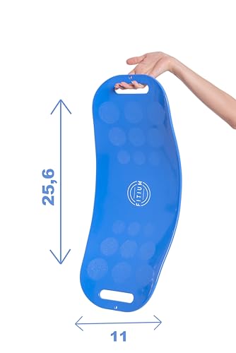 Balance Boards Yoga, Fitness Board, Workout Balance Board Sports, Twist Board for Workout, Gym Sports, Balancing Exercises, Dancers, Stability Training Twisting, Exercise Abs Arms Legs,Blue