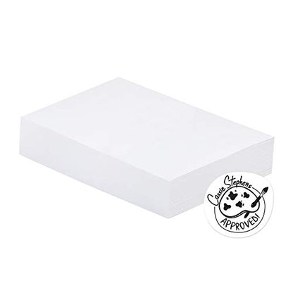 UCreate Mixed Media Art Paper | Sulphite Art Paper, Natural White, Medium Tooth, Dry and Wet Media, P4833 - size: 12" x 18"