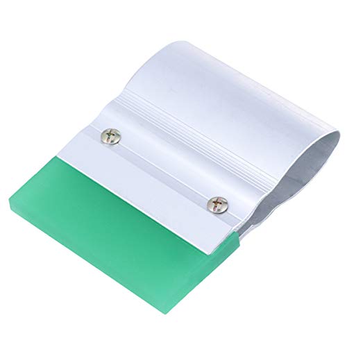 Rubber Squeegee for Screen Printing 3.9X5.1X1.1 Inch Ink Scraper with Comfortable Handle for DIY Silk Screen Crafts and Accurate Ink Spreading