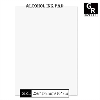 Yupo Paper 10 Sheets,Heavy white paper for alcohol based ink | 10-inch x 7-inch | 250GSM
