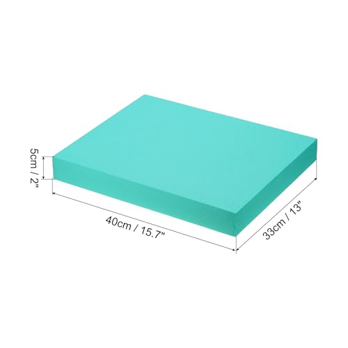 PATIKIL Balance Pad, Non-Slip TPE Foam Pad Cushion Exercise Yoga Mat Knee Pad for Fitness Stability Core Training Stretching - color: Mint Green