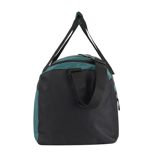 40 Liter, 22 Inch Reflective Duffle Bag with Shoulder Strap for Men, Women, Travel - color: Green
