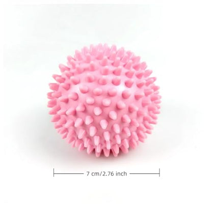 Massage Ball - Spiky for Deep Tissue Back Massage, Foot Massager, Plantar Fasciitis & All Over Body Deep Tissue Muscle Therapy，Foot Massage Ball