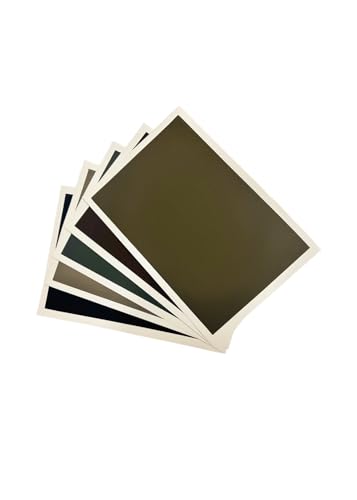 12-Pack Grey Tone Square Soft Pastels&10Sheets 5 Color Sanded Pastel Paper (15.4" x 10.7")