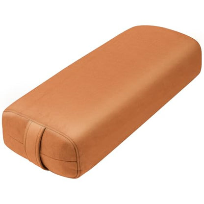 Crushed Sponge Yoga Bolster Pillow for Yin Yoga & Meditation | Crushed sponge filling, supportive & comfortable, ideal for Yin Yoga, restorative & meditation