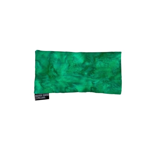 Mother Earth Pillows Therapeutic Eye Pillow (Green Print - No Herbs Added) - color: Green Print - No Herbs Added