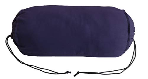 Saffron Navy Blue Bolster Pillowcase - Neck Roll Round Bolster Cover for Bed Sofa Chair Couch Lounge Cotton 6" Diameter x 38" Long (15 cm Diameter x 96 cm Long) Removable Cover - size: 38" x 6" (Pack of 1)