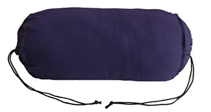 Saffron Navy Blue Bolster Pillowcase - Neck Roll Round Bolster Cover for Bed Sofa Chair Couch Lounge Cotton 6" Diameter x 38" Long (15 cm Diameter x 96 cm Long) Removable Cover - size: 38" x 6" (Pack of 1)