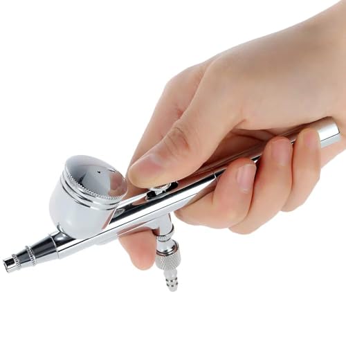 0.3mm Gravity Feed Dual-Action Airbrush Paint Spray Gun Kit Set
