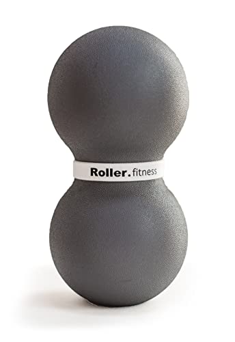 Fitness Infinity Roller, Peanut Foam Massage Ball, Large 8-Inch Double Exercise Roller (Gray - Standard) - style: Gray - Standard