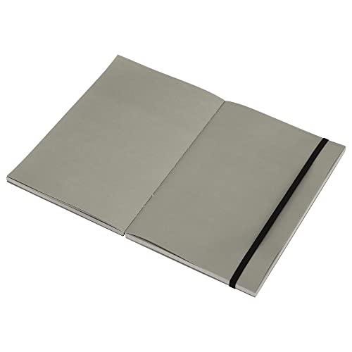 SoHo Urban Artist Brick Sketchbook Journals for Sketching, Drawing, Colored Pencils, Graphite, and More - Grey 5.5"x8.5" (100 GSM, 80 Sheets) - color: Grey, size: 5.5 x 8.5in