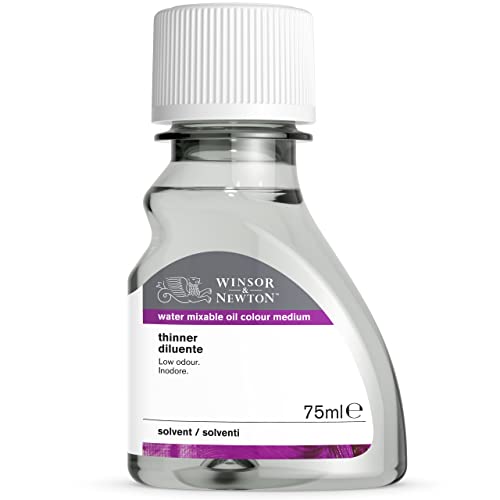 Winsor & Newton Artisan Thinner, 75ml (2.5-oz) bottle | Thinner, Maintains Oily Feel & Keep Color Open Longer, Low Odor, Cleanable with Water & Soap - color: Artisan Thinner, style: 2.5-oz Bottle