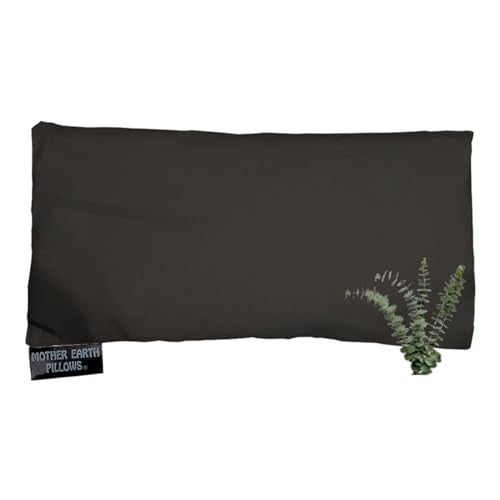 Mother Earth Pillows Therapeutic Eye Pillow (Black - Breathe Herbal Blend) - color: Black - Breathe Herbal Blend