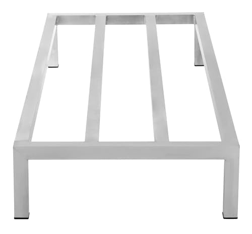 CenPro Commercial NSF Aluminum Dunnage Rack - 1,500 lb. Weight Capacity - 60"x20"x8" (28W-129) - size: 60x20x8"