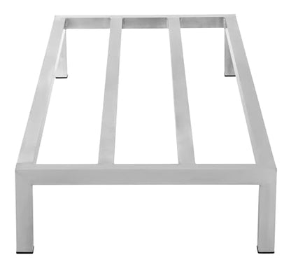CenPro Commercial NSF Aluminum Dunnage Rack - 1,500 lb. Weight Capacity - 60"x20"x8" (28W-129) - size: 60x20x8"