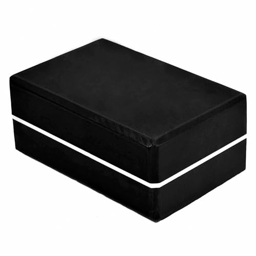 Bulk 4in High Density Striped Yoga Blocks, 10 Pack