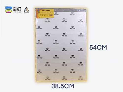 BAOHONG Academy Grade Watercolor Roll, 100% Cotton, Acid-Free, 140LB/300GSM, Cold Press Textured (Roll of 390x540mm, 10 Sheets in Cold Press) - size: Roll of 15.4" x 21.3", 10 Sheets in Cold Press