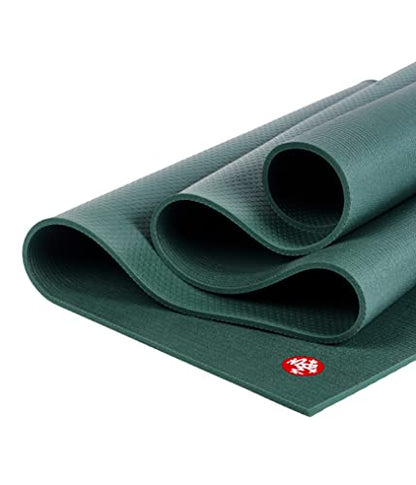 Manduka PRO Yoga Mat - 6mm | Lifetime Durability | Hygienic Construction | Premium Studio Quality | Teacher Approved - color: Black Sage, size: 85" x 26"