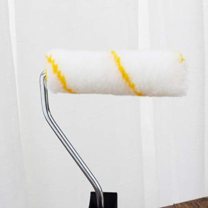 Bates- Paint Rollers, 4 inch Paint Roller with 10 Covers, Wall Painting Tool - color: White, size: 4 inch Paint Roller+10 Covers