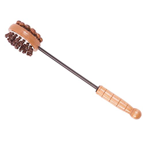 SUPVOX Portable Elastic Massage Hammer Roller with Salient Brush Surface for Home Use Back Neck Shoulder Muscle Relief Tool to Promote Blood Circulation and Relieve Fatigue