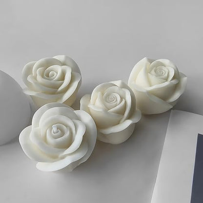Resin Mold Clay Mold Jewelry Resin Casting Mold Candle Making Molds Craft Supplies 3D Mold Silicone Mold for Resin Casting Mold (jx-flower-2-pack-x4) - color: jx-flower-2-pack-x4