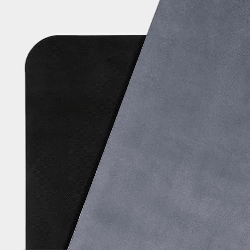 WeGym Yoga Mat, 4 mm Cushioned Non-Slip for Yoga, Pilates and Home Workouts - color: SU_Slate, style: Suede