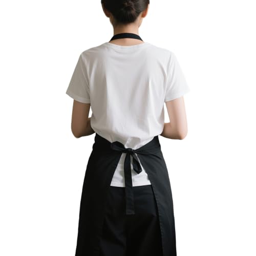 Funny Apron for Women with 2 Pockets, Adjustable Kitchen Apron for Cooking Baking Gifts for Mom Wife Birthday - color: Black-baking is My Love Language