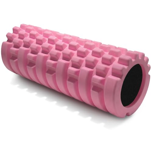 321 Strong Foam Roller - Medium Density Deep Tissue Massager for Muscle Massage and Myofascial Trigger Point Release, with 4K eBook - color: Bubble Gum