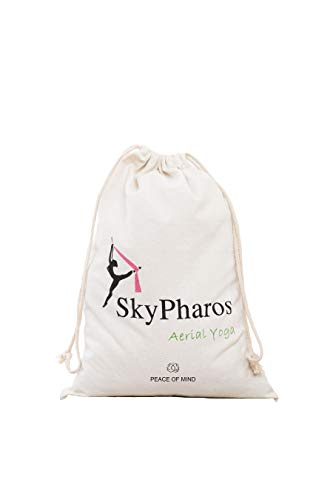 Aerial Silks Yoga Swing Set, Fitness Aerial Yoga Kit | Anti-Gravity Flight Aerial Yoga Hammock Kit; Low/Non Stretch Nylon Tricot Fabric; For Fitness & Dance; Hardware Included - color: Emerald Green