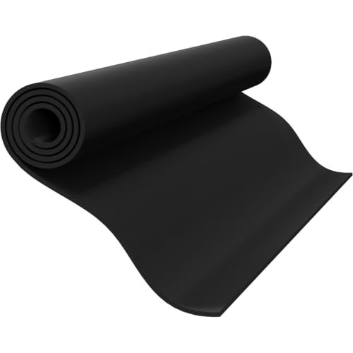 Foam Craft Sheets, 38x100CM EVA Foam Roll, 5MM Black DIY Handcraft Sheets | High Density EVA Foam Paper for Cosplay, Scrapbooking, Party Decorations, Easy to Cut, Sand, Thermoform, and Paint - color: BLACK-15x39in-5MM