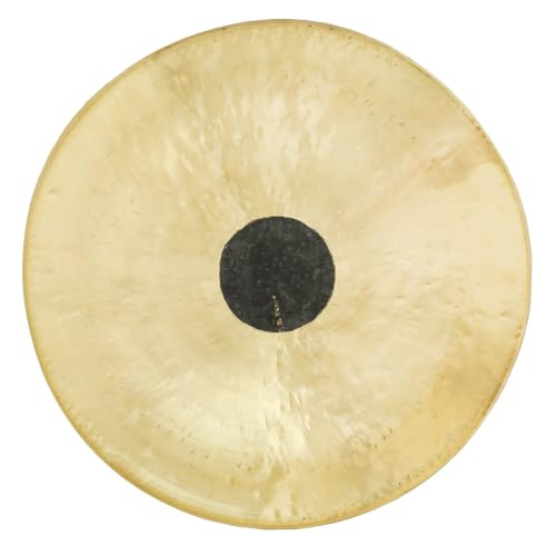Unlimited Chocolate Drop Gongs - Includes Gong, Mallet & Rope/Bronze Chinese Gong/Bright Tones/For Sound Healing, Meditation & Yoga/Small & Large Available - size: 22"