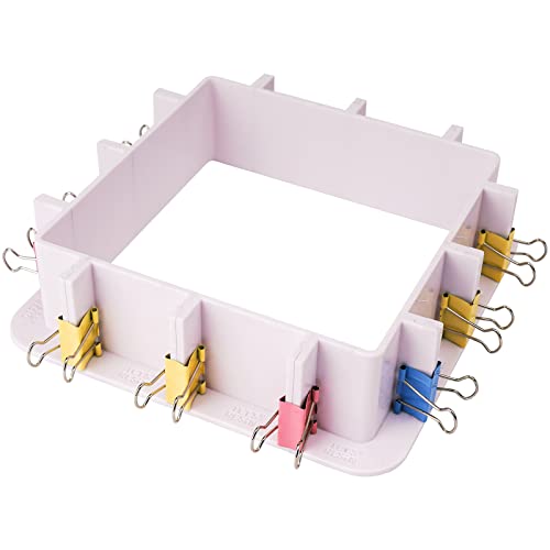 LET'S RESIN Adjustable Mold Housing for Silicone Molds Making (Not for Direct Resin Use), Silicone Mold for Resin Mold Making Silicone Rubber, Plastic Housing Frame for DIY Resin, Candle, Soap Molds