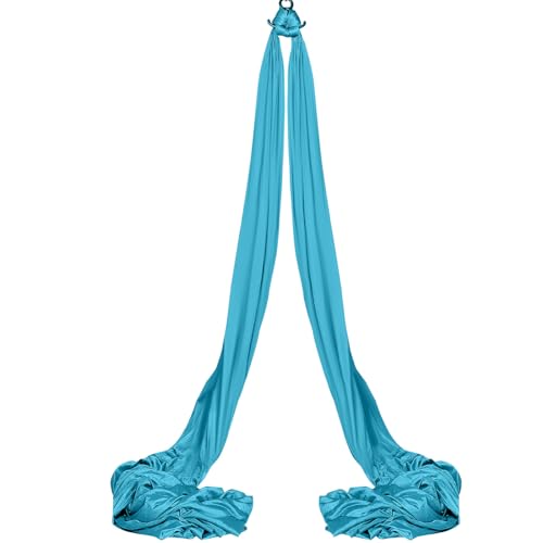 VEVOR Aerial Silk & Yoga Swing, Aerial Yoga Hammock Kit with 100gsm Nylon Fabric, Full Rigging Hardware & Easy Set-up Guide, Antigravity Flying for All Levels Fitness Bodybuilding