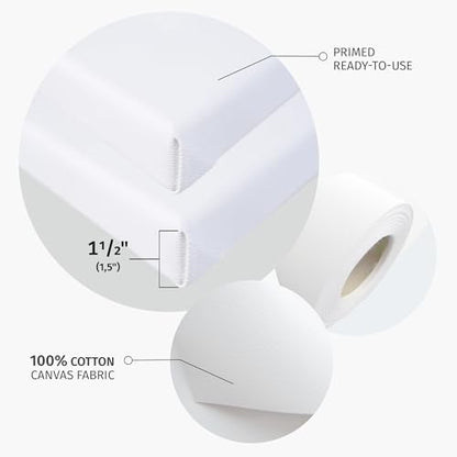 Value Pack of 1 Stretched Canvas 33x33 inch, 1-1/2 (1.5) inch deep for Your Paintings/Artwork/Wall Art/Wall Decor (Pack of 1 Canvas, 33 x 33 inch, Square) - size: 33 x 33 inch, style: Pack of 1