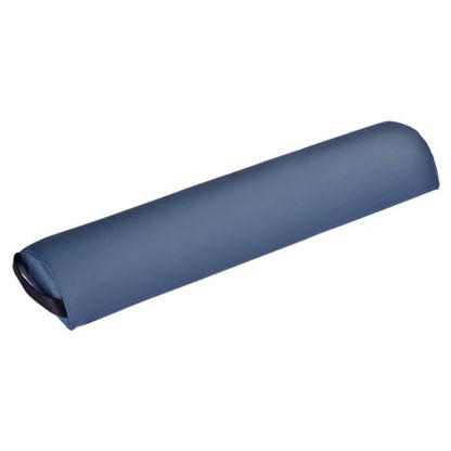 EARTHLITE Bolster Pillow Half Round – Durable Massage Bolster, 100% PU Upholstery incl. Strap Handle/Professional Quality for Massage Tables/Back Pain Relief - color: Mystic Blue