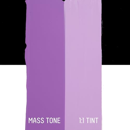 Liquitex BASICS Acrylic Paint, 13.5-oz Bottle, Brilliant Purple | Medium Viscosity, Satin Finish, Lightfast, Fine Art Pigments, Range of Opacities, Easy Blending - color: Brilliant Purple, size: 13.5 Fl Oz (Pack of 1)