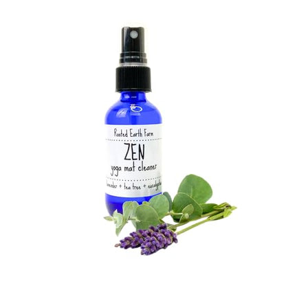 Zen Yoga Mat Cleaner Spray - 2 oz - Lavender Eucalyptus Tea Tree Scented - Room and Body Mist