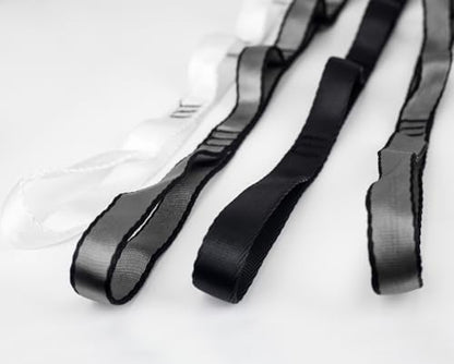 10PCS Nylon Daisy Chain Straps 23 KN for Aerial Yoga Hammock Swing Adjustable Aerial Silk Extender Hanging Rope for Aerial Yoga Belts 3.6FT 5.9FT Long
