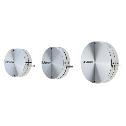 MEETOOT 3-Piece Pottery Trimming Rotary Tool Set - Includes 30mm, 38mm and 45mm Ceramic Tools, Perfect for Professional Potters and Hobbyists