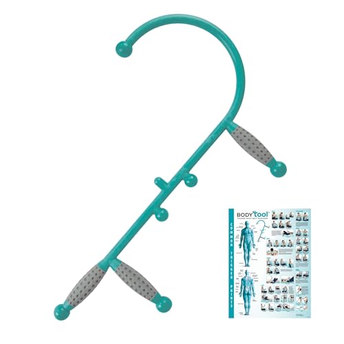 Body Tool Pressure Point Massage Stick - Muscle Hook for Back & Neck Pain