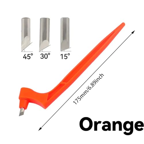Craft Cutting Tools Set,A4 Cutting Mat,Craft Cutting Knives with 3 different 360 Degree Rotating Blades Stainless Steel Cutter Pen for DIY Crafts Stencils Scrapbooks (Orange）