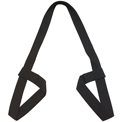 Tenalleys 1Pcs Adjustable Yoga Mat Strap Multi-Purpose Straps Easy-Cinch Yoga Mat Sling - color: Black
