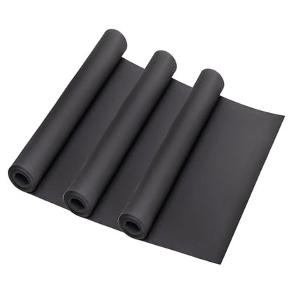 3-Pack 1mm Black Foam Sheet, 13.5" x 49" EVA Foam Roll Premium eva Craft Foam for Cosplay Costume by MEARCOOH - color: 3PCS:Black, size: Thickness-1mm
