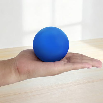 ZUFECY Massage Ball for Foot & Back, 2.5 Inch Rubber Trigger Point Therapy Ball - Myofascial Release Tool for Yoga, Plantar Fasciitis Relief, Muscle Relaxation Hand Massager