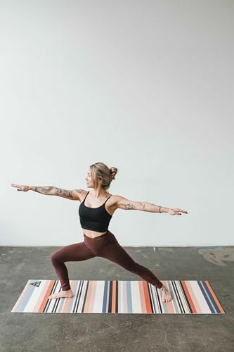 Yune Yoga Southwestern Collection – Eagles Rest Yoga Mat – 72”x24”, 6mm Thick, Non-Slip, Eco-Friendly PER – Native-Inspired Design for Home & Studio